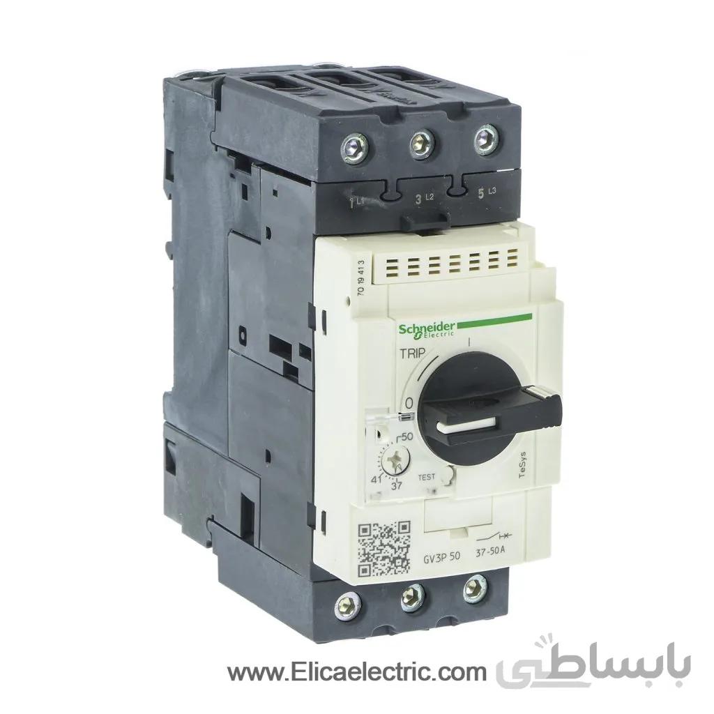 کلید حرارتی مغناطیسی اشنایدر الکتریک 37 تا 50 آمپر