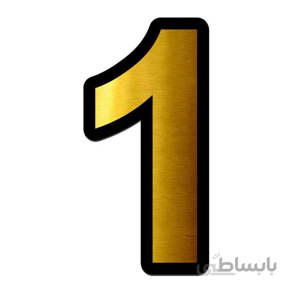 تابلو راهنما آژنگ طرح اعداد انگلیسی مدل1 (کد001)