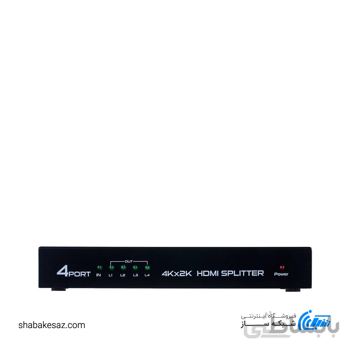 اسپلیتر 1 به 4 HDMI مدل HD-4K104