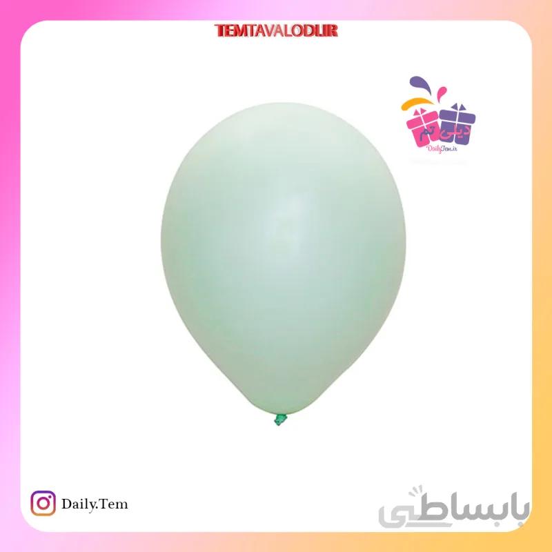 بادکنک پاستیلی نیم بالن سبز