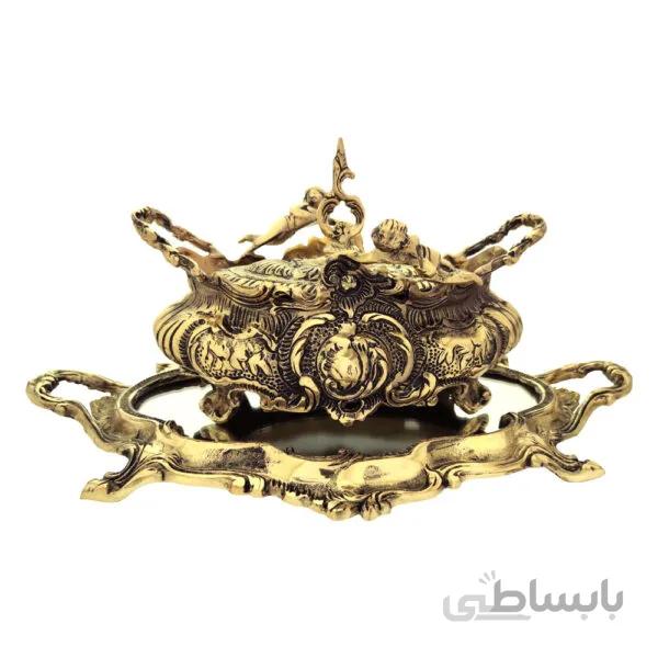 شکلات خوری برنزی طرح جاردین سایز بزرگ کد ۱۰۲۴