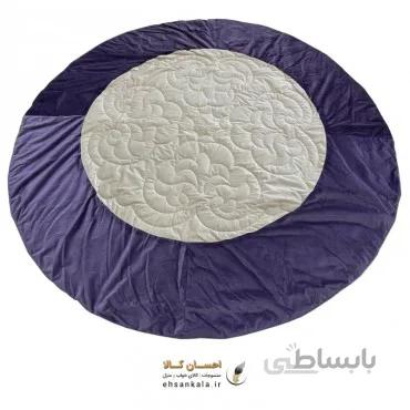لحاف کرسی مخمل گرد لومانا