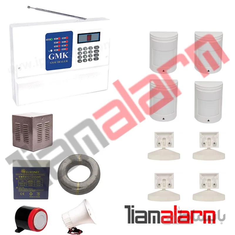پکیج دزدگیر اماکن باسیم مدل جی ام کا تلفنی T1PR4