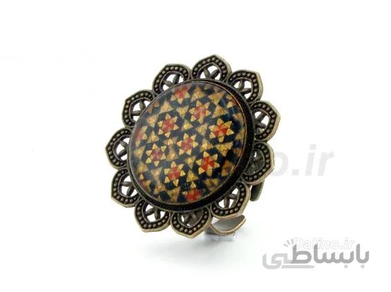 انگشتر زنانه خاتم کاری سهره-Datino.R.30