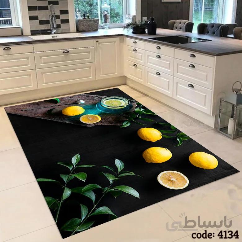 فرشینه اشپزخانه طرح لمون 4134