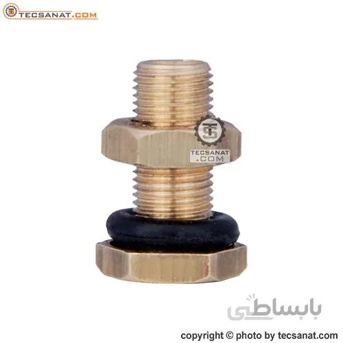 والف برنجی کوتاه منبع تحت فشار