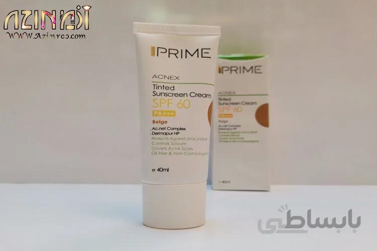 کرم ضدآفتاب رنگی پریم Acnex tined