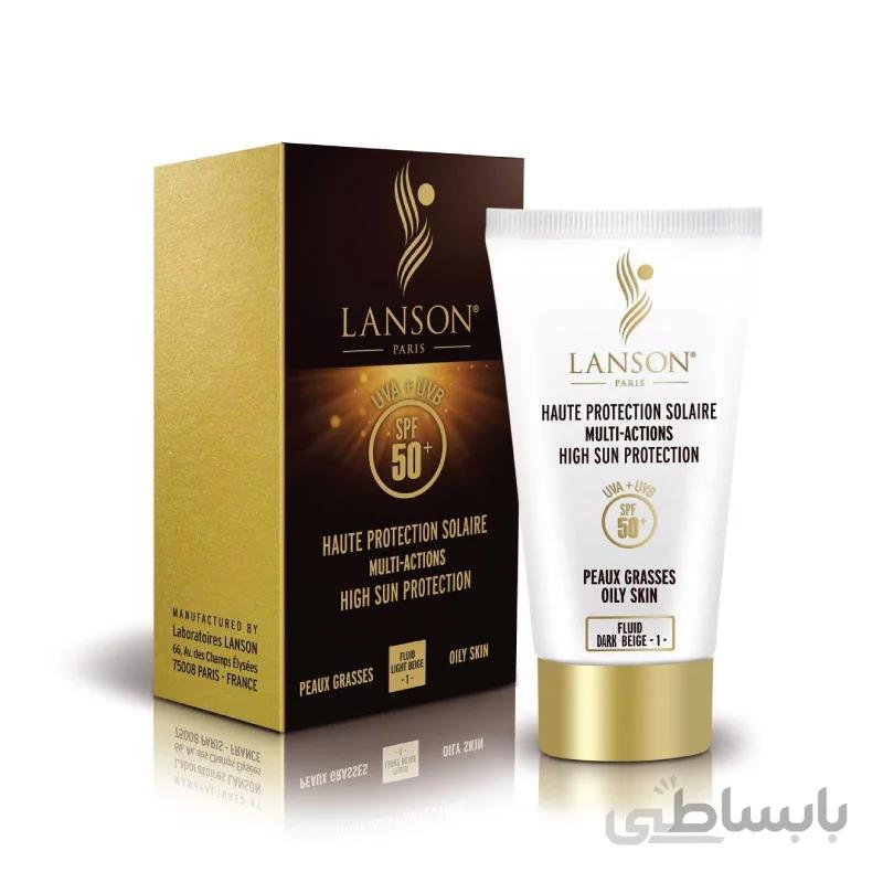 کرم ضد آفتاب پوست چرب شماره (2) لانسون LANSON