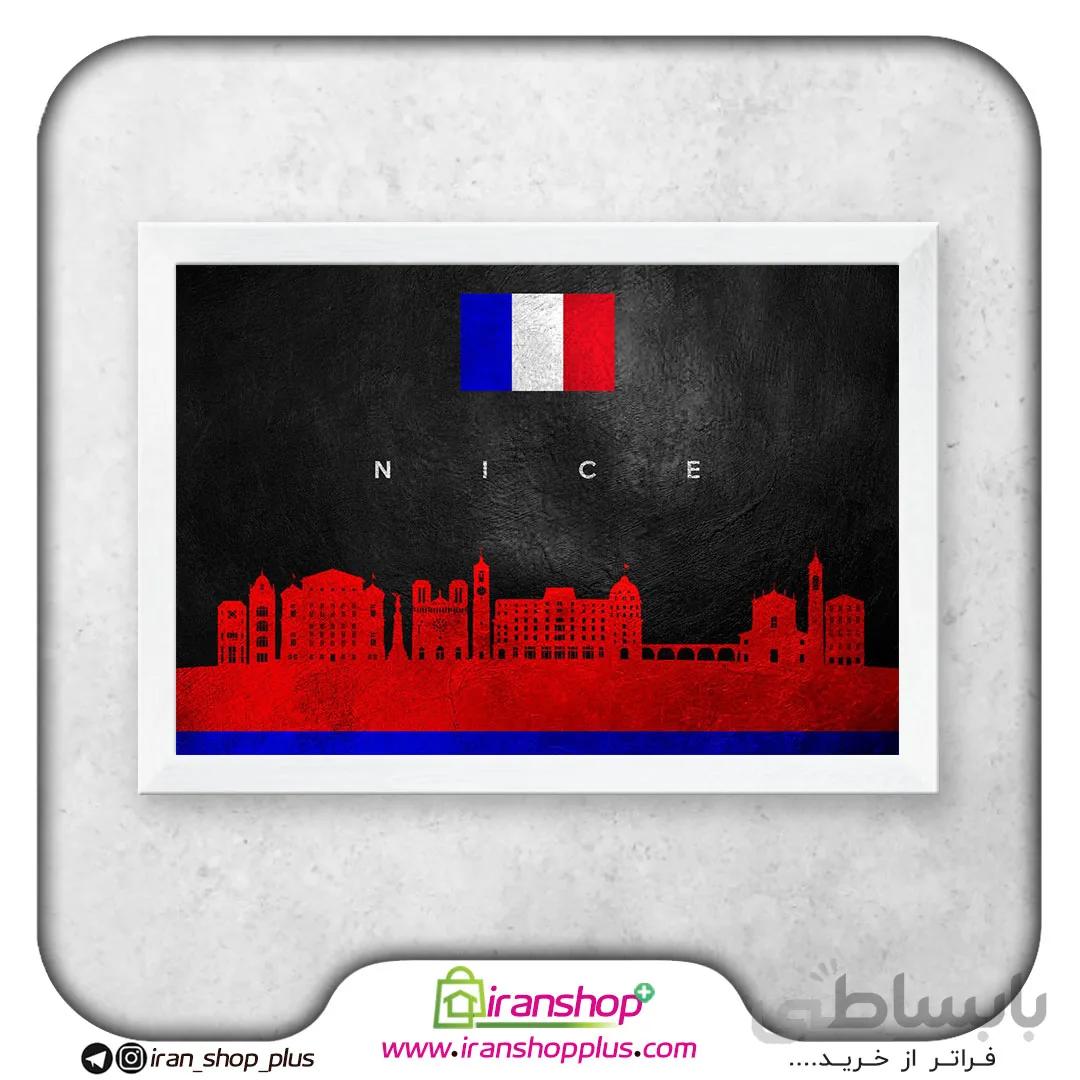 تابلو پوستر شهر نیس با تم World Skyline