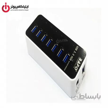 هاب USB3.0 هفت پورت بافو مدل BF-H306