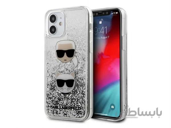 قاب آکواریومی آیفون 12 مینی طرح کارل و گربه CG Mobile iphone 12 mini Karl Lagerfeld Aquarium Case ا CG Mobile iphone 12 mini Karl Lagerfeld Aquarium Case