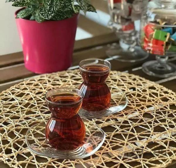استکان نعلبکی شش تایی