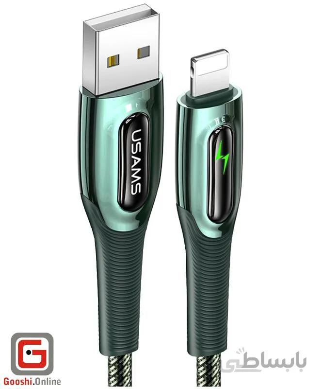 کابل تبدیل USB به لایتنینگ یوسمز مدل SJ469 طول 2 متر ا کابل تبدیل USB به لایتنینگ یوسمز مدل SJ469 طول 2 متر