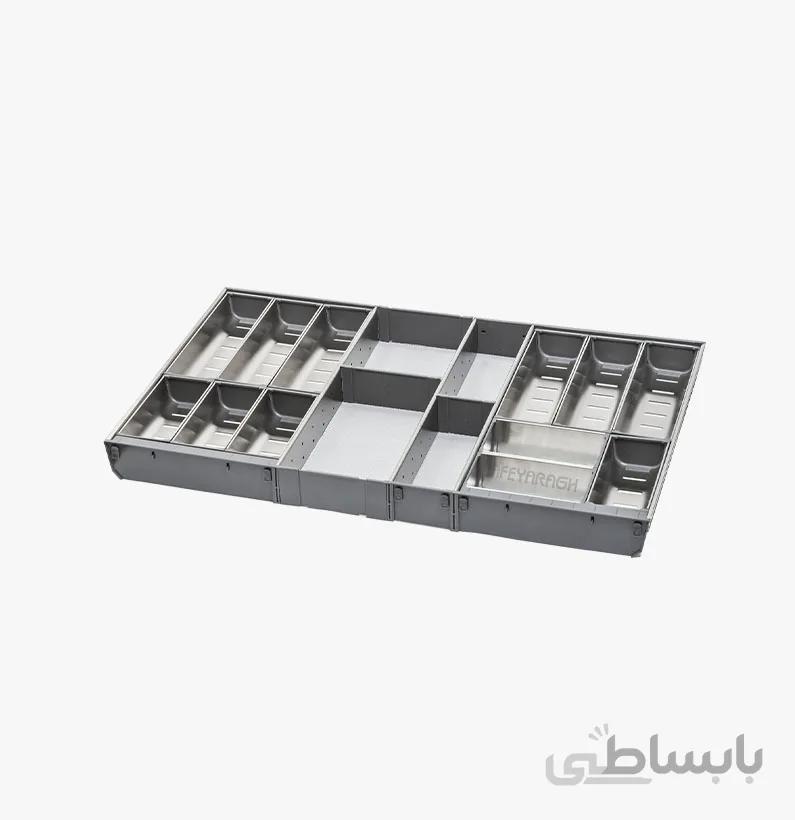 جا قاشقی و چنگال کشویی استیل مدل 9016