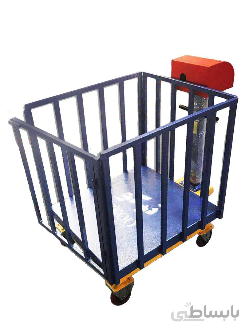 باسکول نیکو 750 کیلویی قفسدار مدل EMCC 750