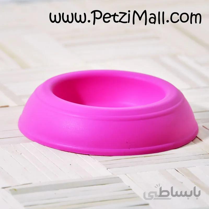 ظرف غذا گربه و سگ پلاستیکی برند لوکا سایز کوچک جنس PP قطر ۱۰ CM کد ۱۸۸