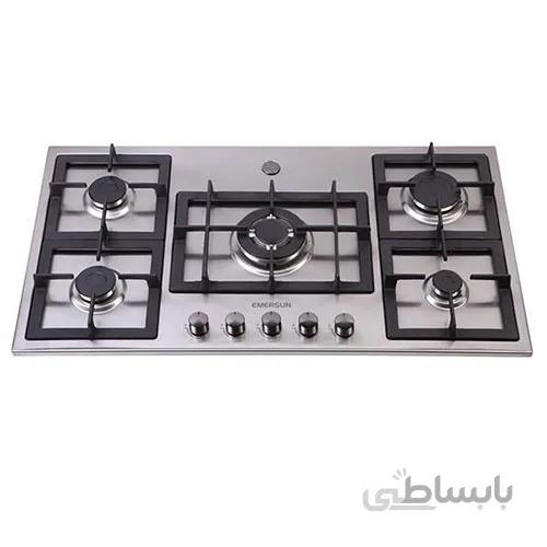 اجاق گاز رومیزی 5 شعله امرسان مدل EM5HSMR ا Emersun Oven EM5HSMR