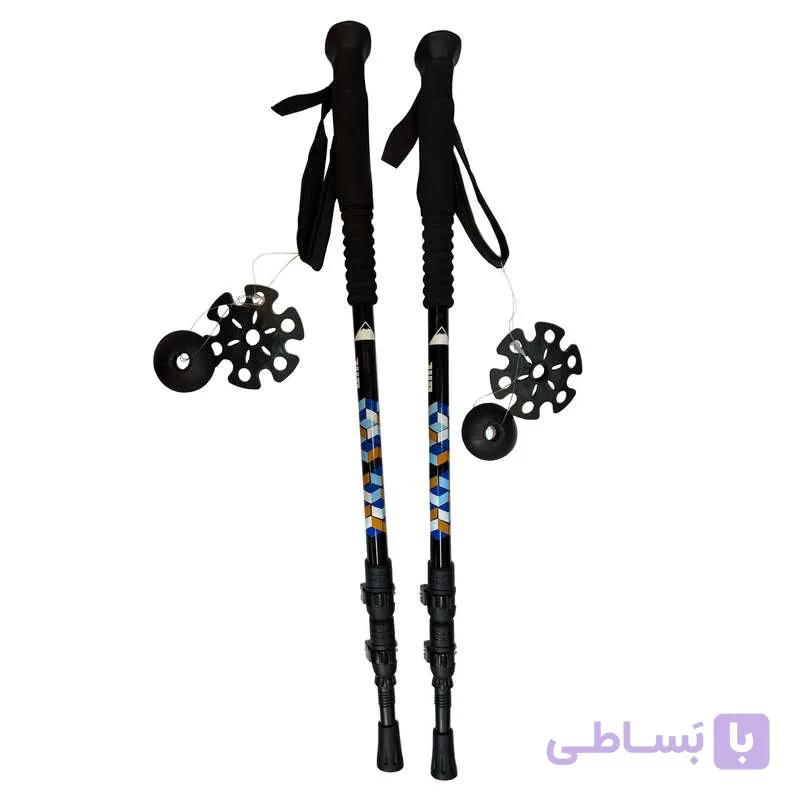 عصای کوهنوردی جیلو مدل Trek Pro بسته دو عددی