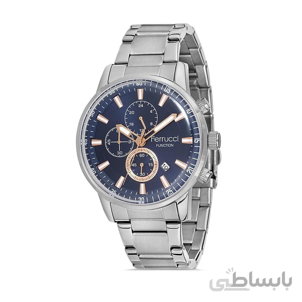 ساعت مچی عقربه ای مردانه برند فروچی Ferrucci مدل FC 12746TM.02