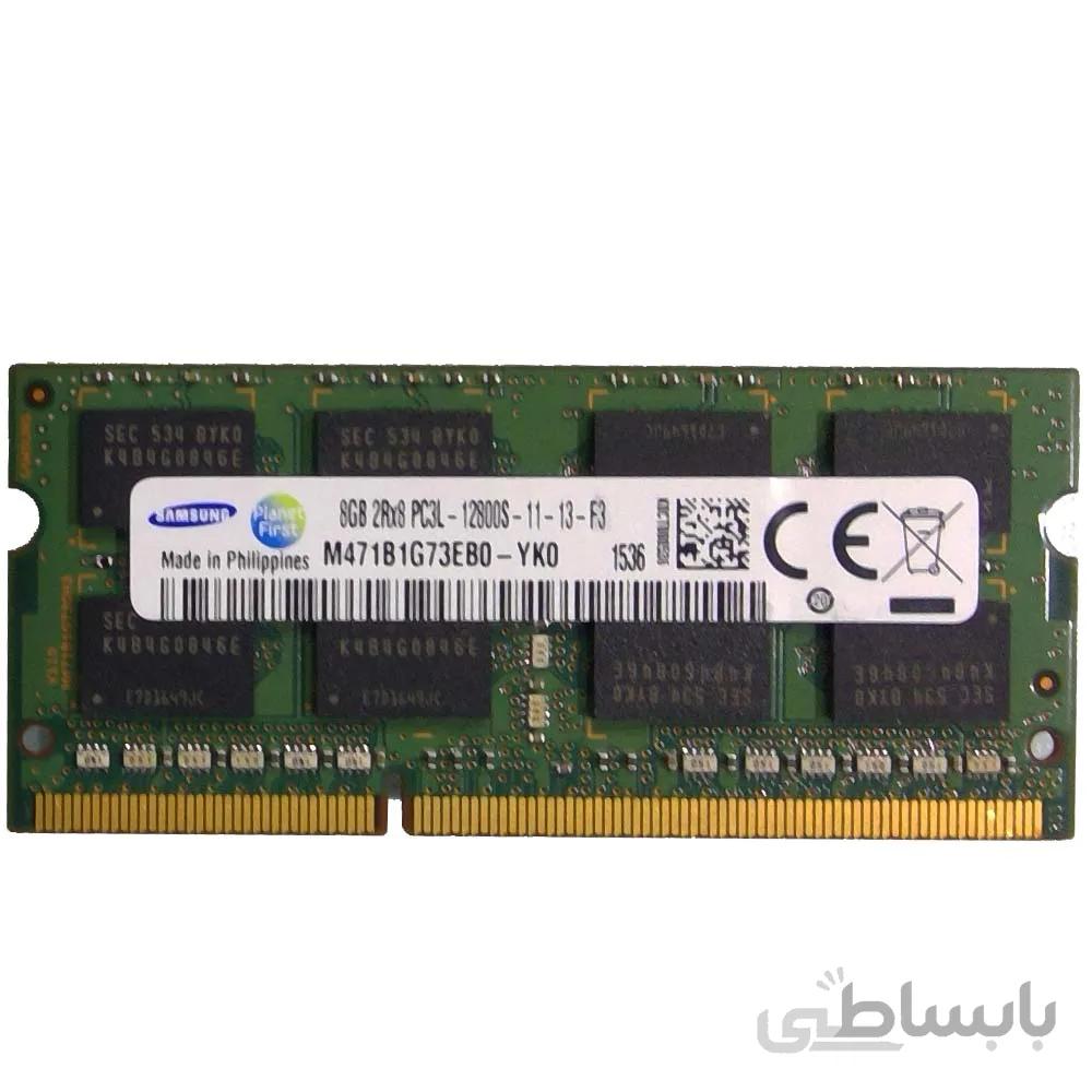 رم لپ تاپ سامسونگ PC3L DDR 3 مدل M471B1G73EBO ظرفیت ۸ گیگابایت ا Samsung RAM 8 GB DDR3