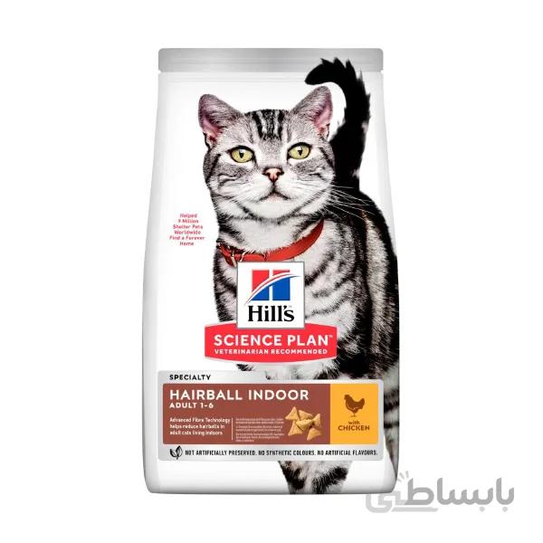 غذای خشک گربه خانگی ضد گلوله مو هیلز – Hills Hairball Indoor