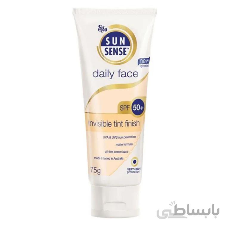ضد آفتاب سان سنس مدل Daily Face مقدار 75 گرم SPF 50