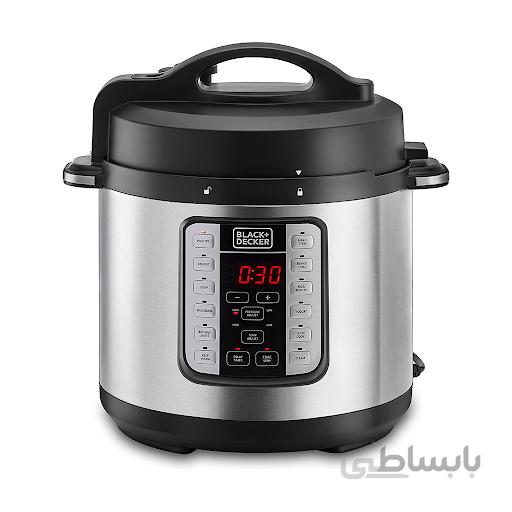 مولتی کوکر بلک اند دکر مدل SMART STEAM POT PCP1000 ا black+deker smart steam pot pcp1000