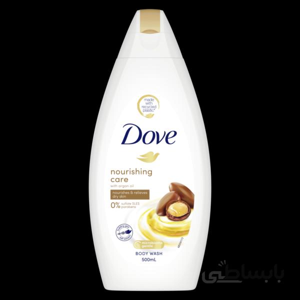 شامپو بدن داو ۵۰۰ میل – رایحه روغن آرگان – Dove Body Wash Argan oil