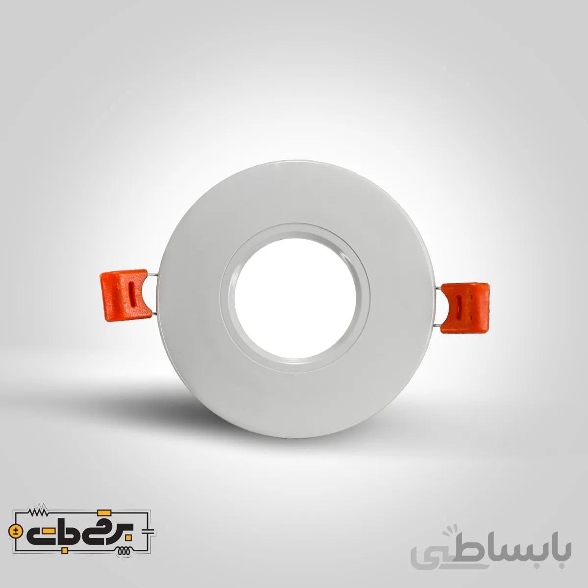 قاب هالوژن ثابت بدنه پلاستیک