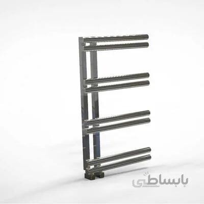 حوله خشک کن استیل کروم مدل ناز