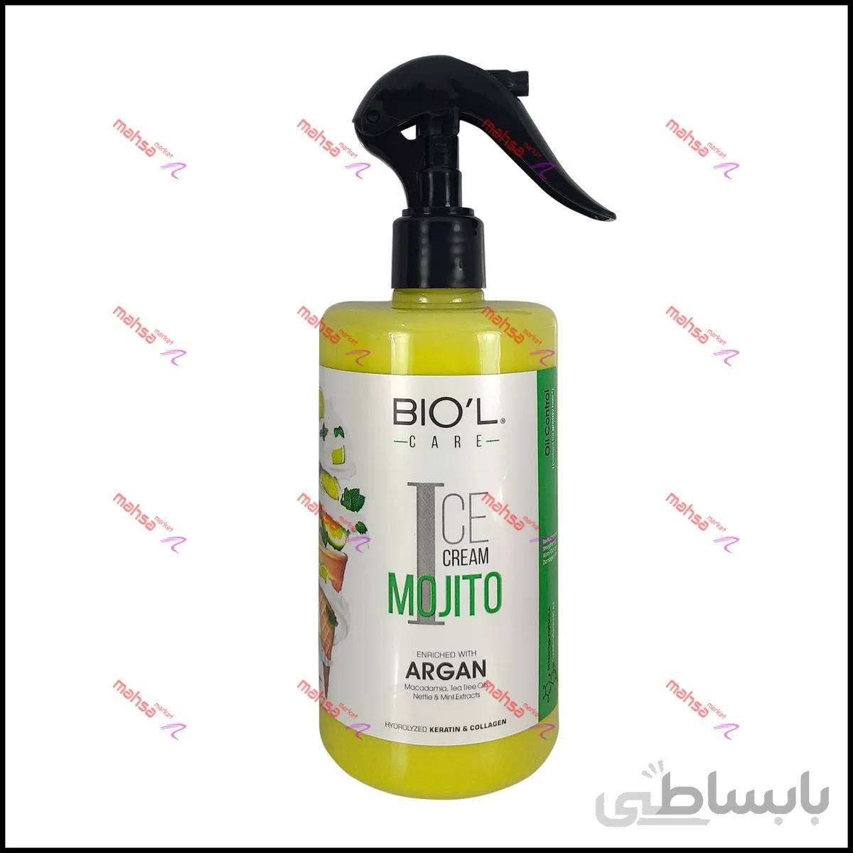لوسیون مو بدون آبکشی بیول مدل بستنی موهیتو