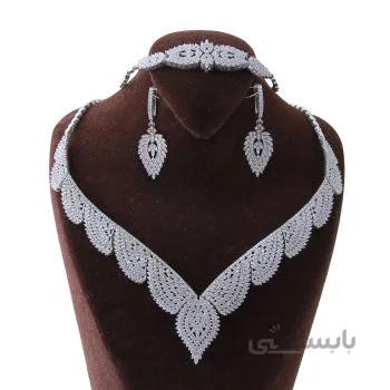 نیم ست نقره زنانه کد NTR_206