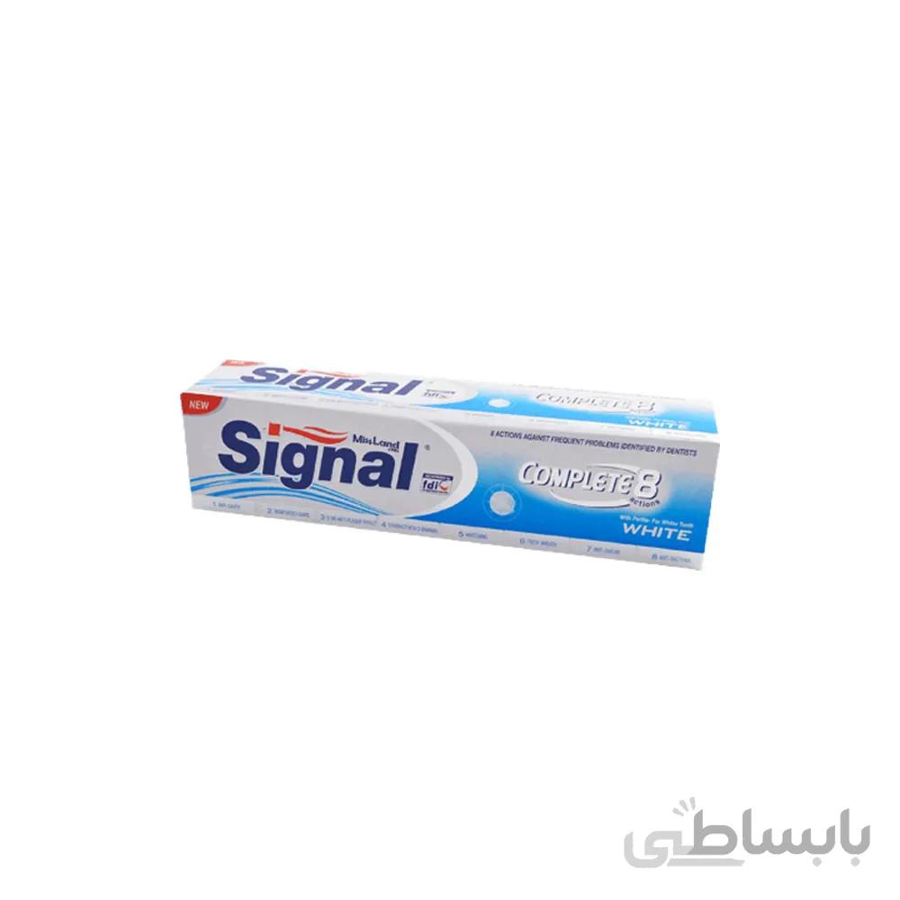 خمیر دندان سیگنال مدلcomplete 8 حجم 100 میل