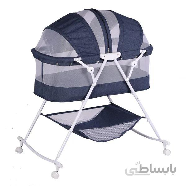 تخت و گهواره کودک اسپرینگ مدل Sunny