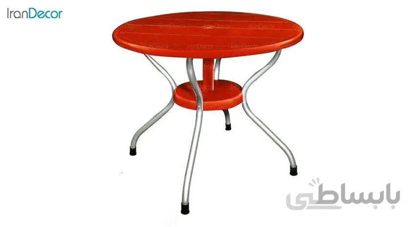 میز گرد پایه فلزی ناصر پلاستیک کد 922