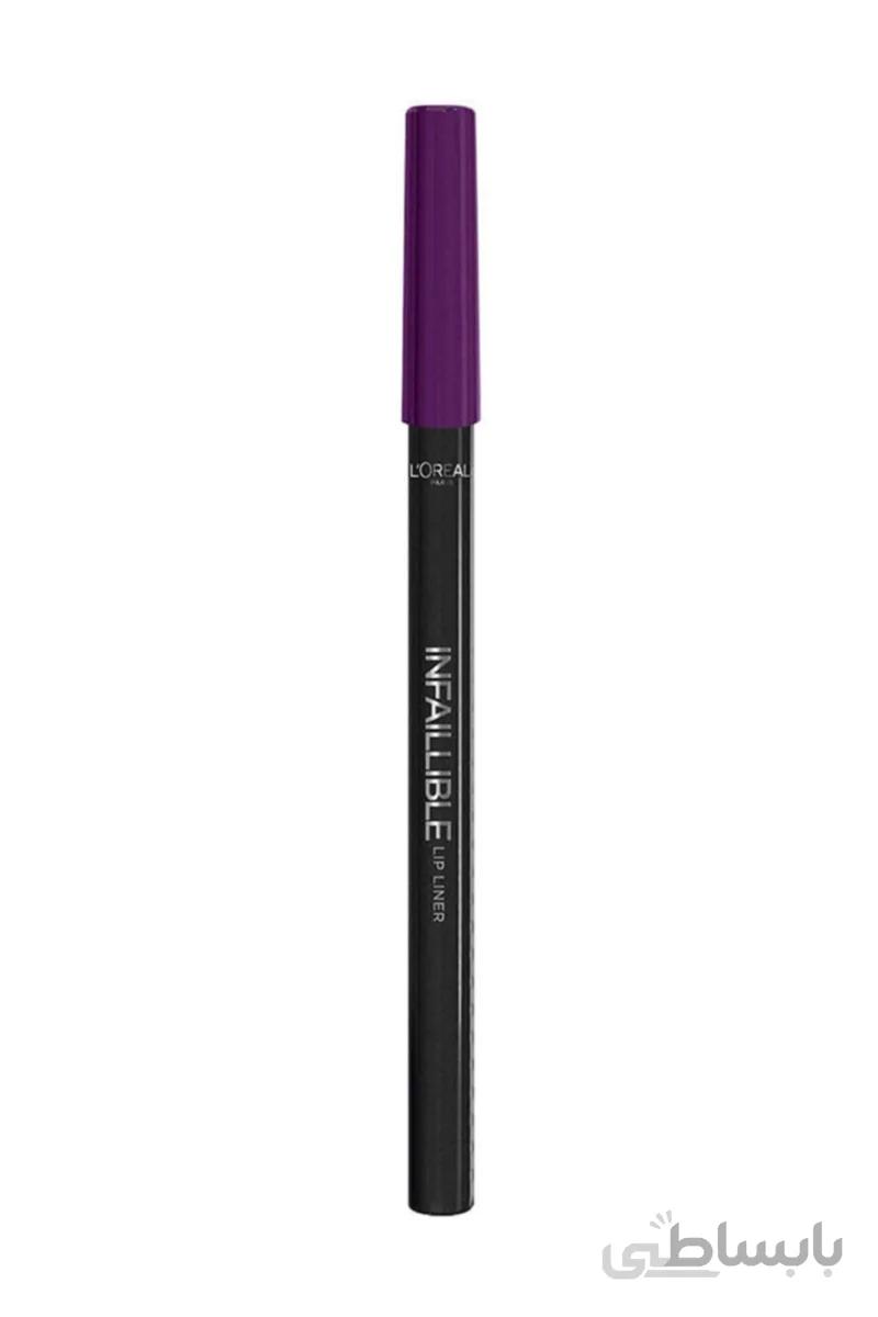 L Oreal Paris خط لب – Infaillible Lip Pencil 207 Wuthering Purple 3600523485680