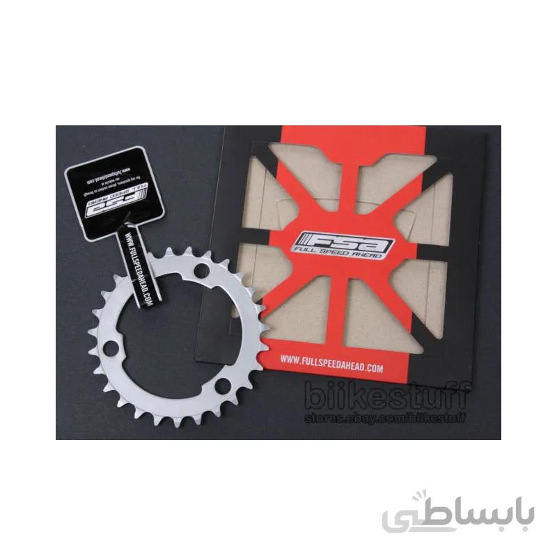 سینی طبق دوچرخه کوهستان برند FSA مدل CNC MTB Storm Gray Alloy86x27T x10