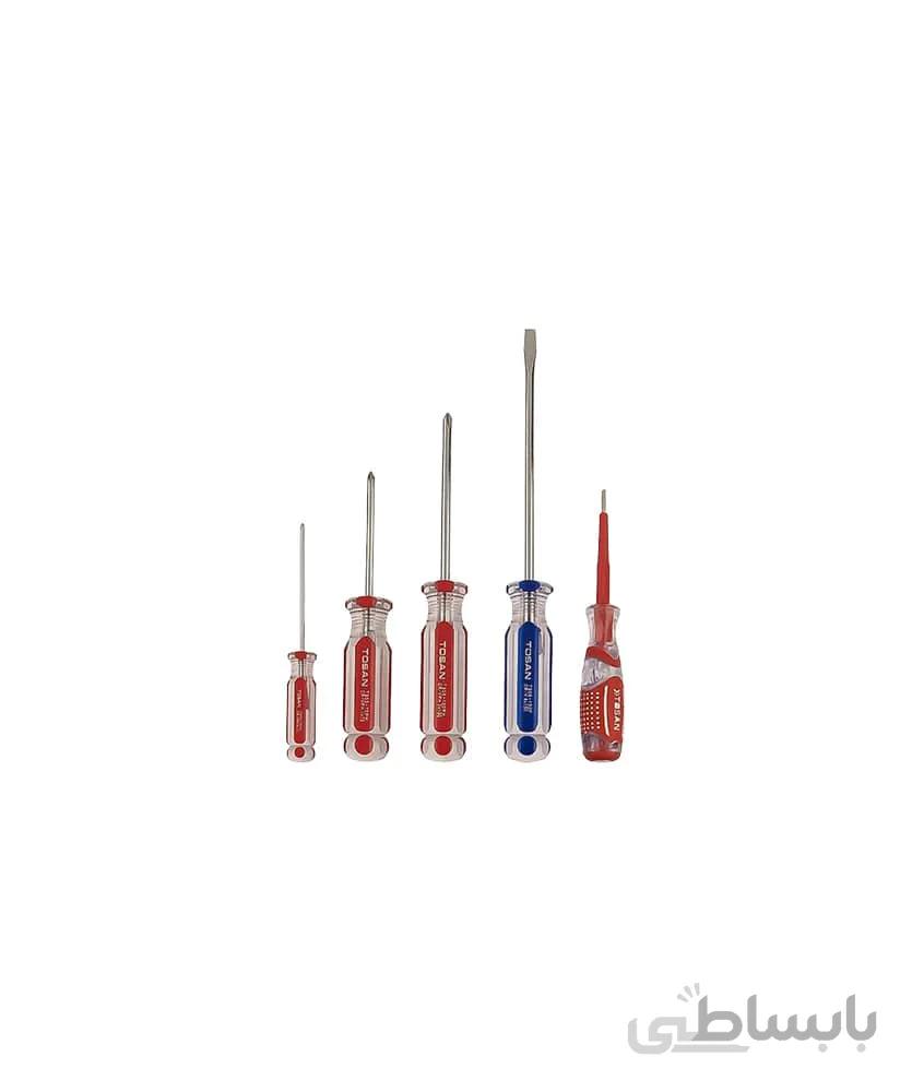 مجموعه ۵ عددی پیچ گوشتی و فازمتر توسن مدل T90N-SB5E 01