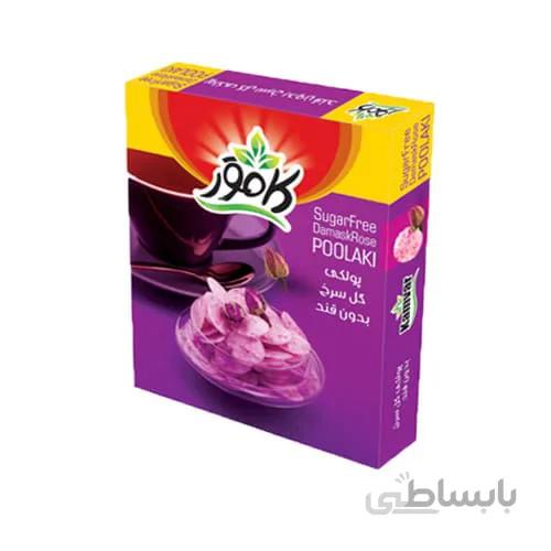 پولکی گلسرخ بدون قند کامور