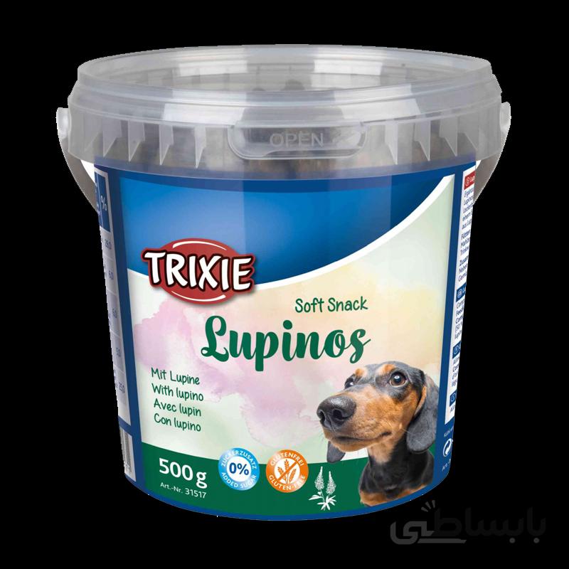 تشویقی سگ تریکسی Soft Snack Gluten-Free Lupinos بسته 500 گرمی