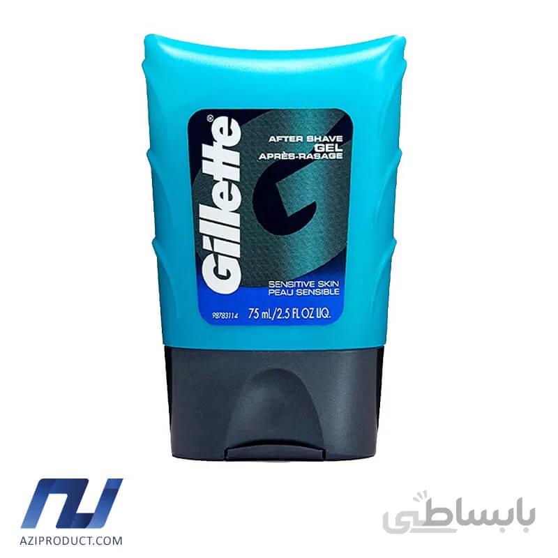 ژل افتر شیو ژیلت مدل sensitive حجم 75 میل