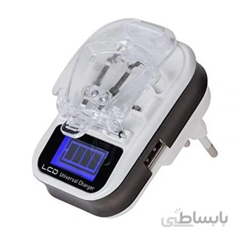 شارژر همه کاره دیجیتال ADSS همراه با یک پورت USB