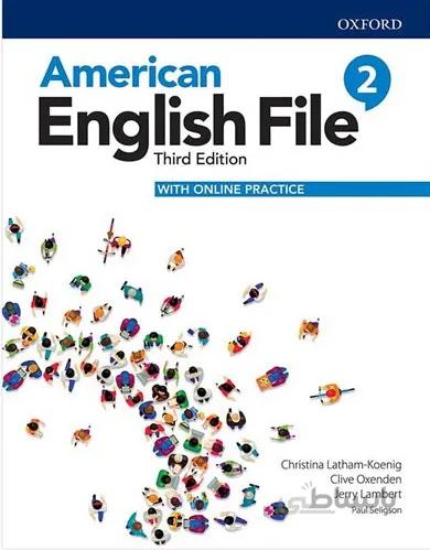 American English File 3rd 2 SB+WB+DVD وزیری