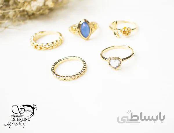 پک انگشتر زنانه کد 5581