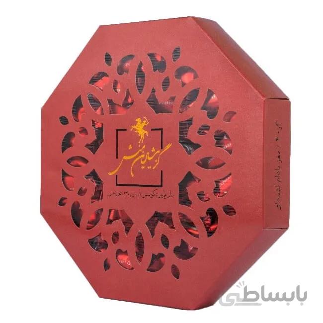 گز شیرینمنش 40% لقمه بادام – 450 گرم