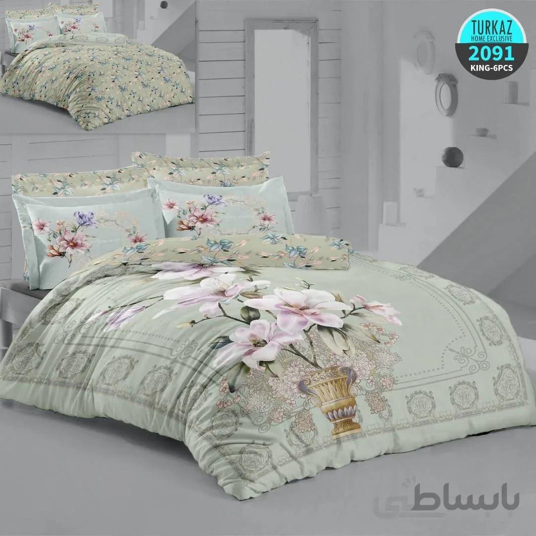 سرویس روتختی ترک آز turkaz کد 2091 دونفره 6 تکه