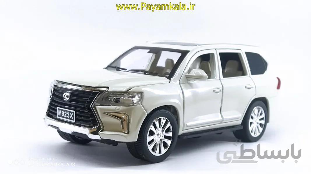 ماکت فلزی لکسوس (LEXUS LX570 BY XLG) (1:24) سفید