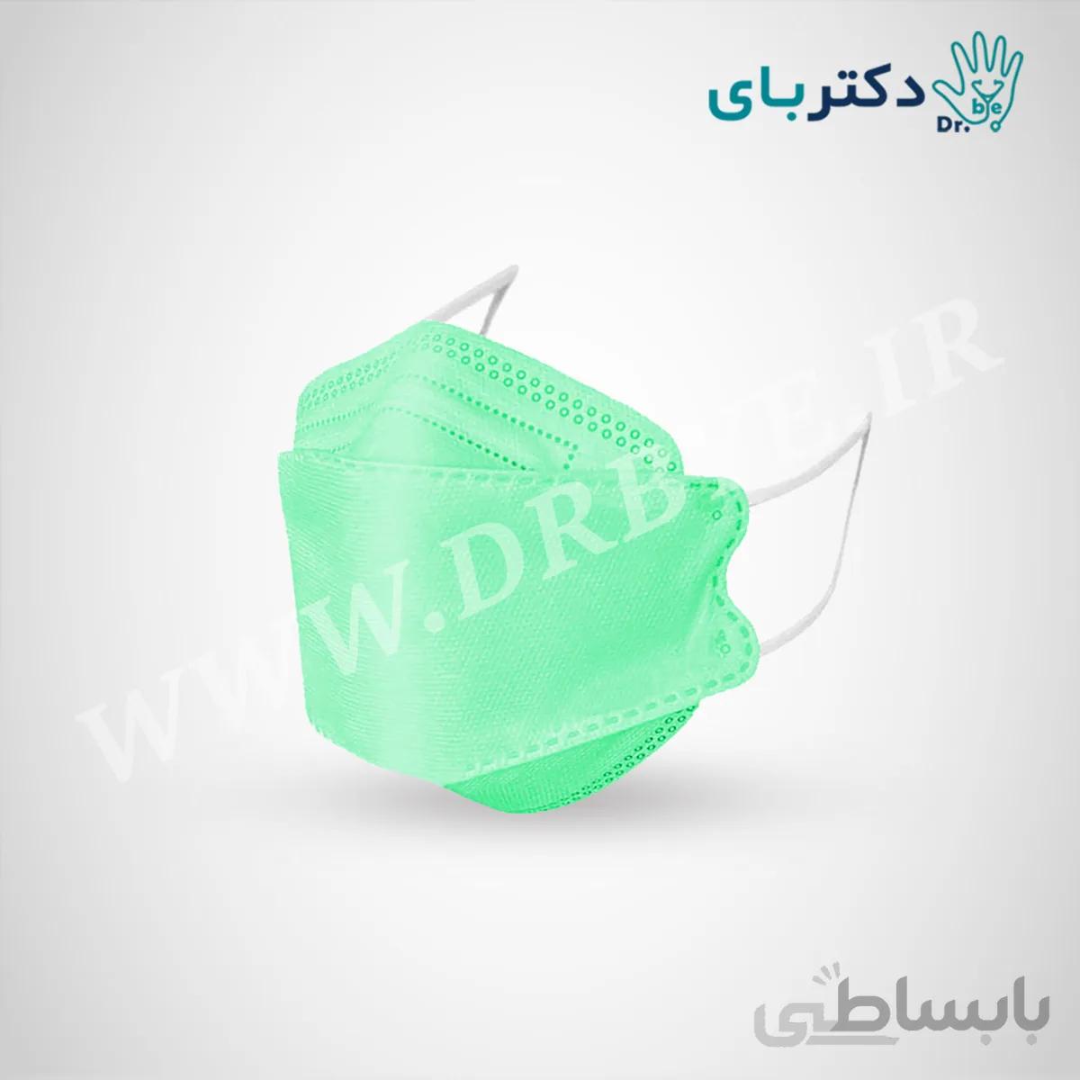 ماسک سه بعدی تنفسی دکتربای رنگ سبز 25 عددی و 50 عددی ا Green Drbye 3D Mask