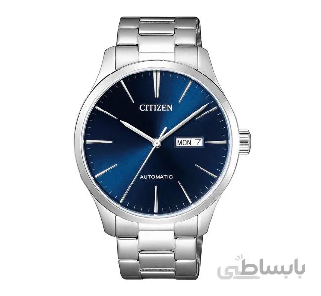 شهروند کلاسیک خودکار آبی Sunray شماره گیری فولاد دیده بان NH8350-83L ا Citizen Classic Automatic Blue Sunray Dial Steel Watch NH8350-83L