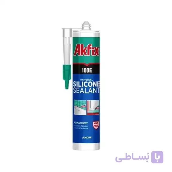 چسب آکواریوم سیلیکونی آکفیکس مدل 100E سفید